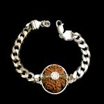 13 Mukhi Nepal Rudraksha In Pure Silver Bracelet