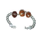 Rudraksha Combination for Doctors 4,9,12 Mukhi Nepal in Silver Bracelet