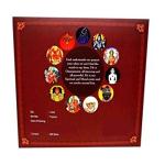 Shreenathji Wooden Frame With Pure Silver Coin Of 7 Grams