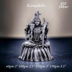 Kamakshi Devi Idol In Pure 925 Silver